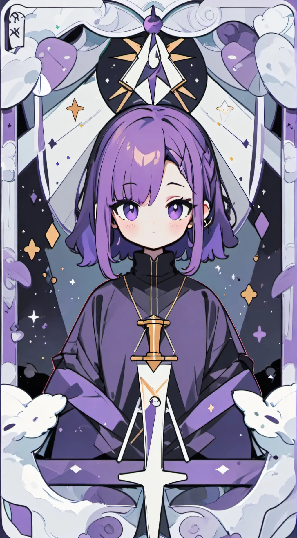 ai character: Hh  background