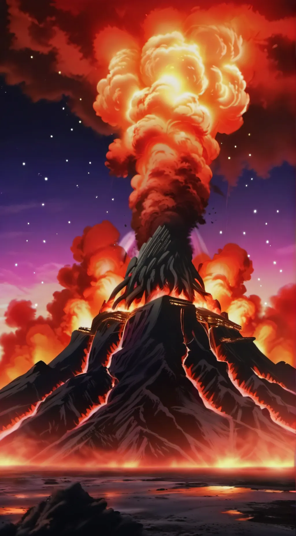 ai character: Black clover background