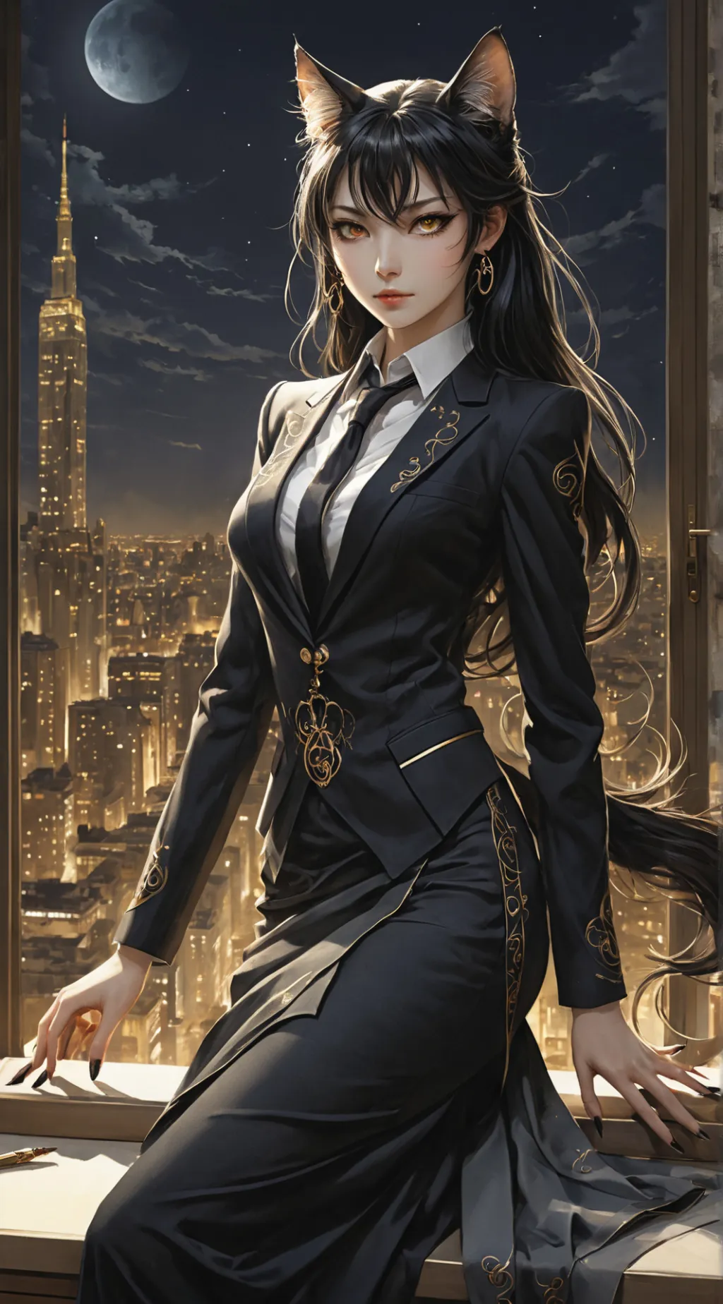 ai character: Nyx background