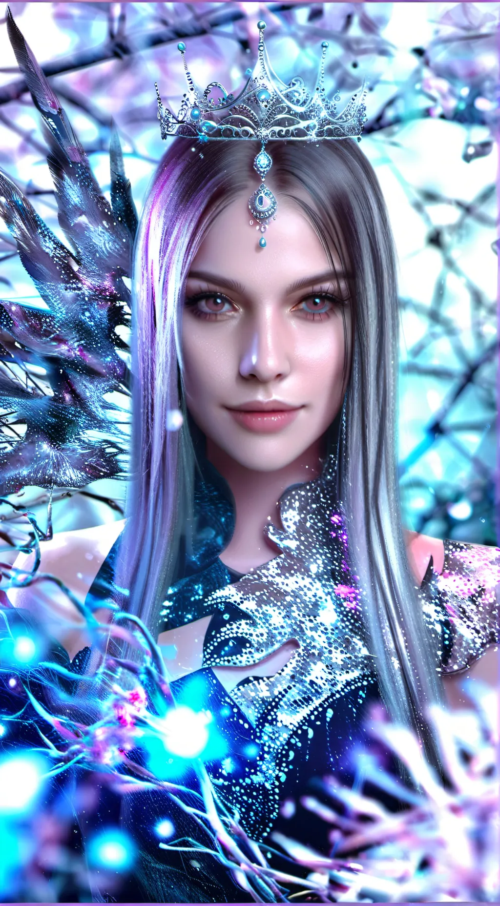 ai character: magic death background