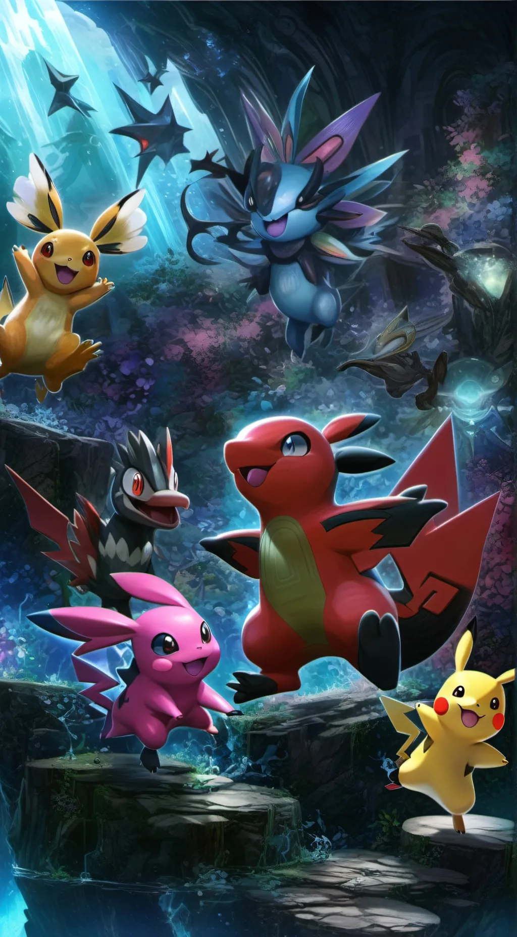 ai character: Pokémon  background