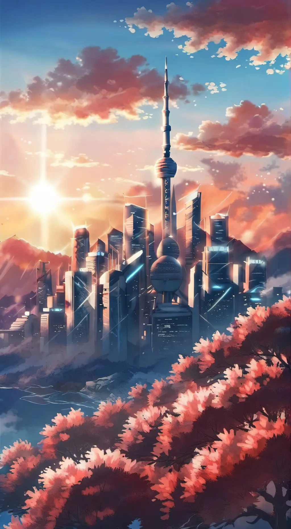 ai character: a leveling world background