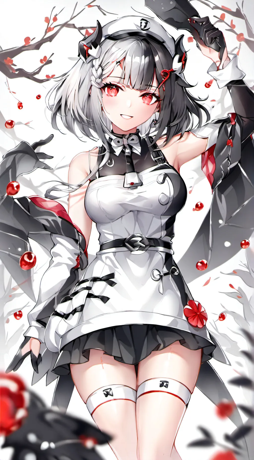 ai character: Mistletoe background