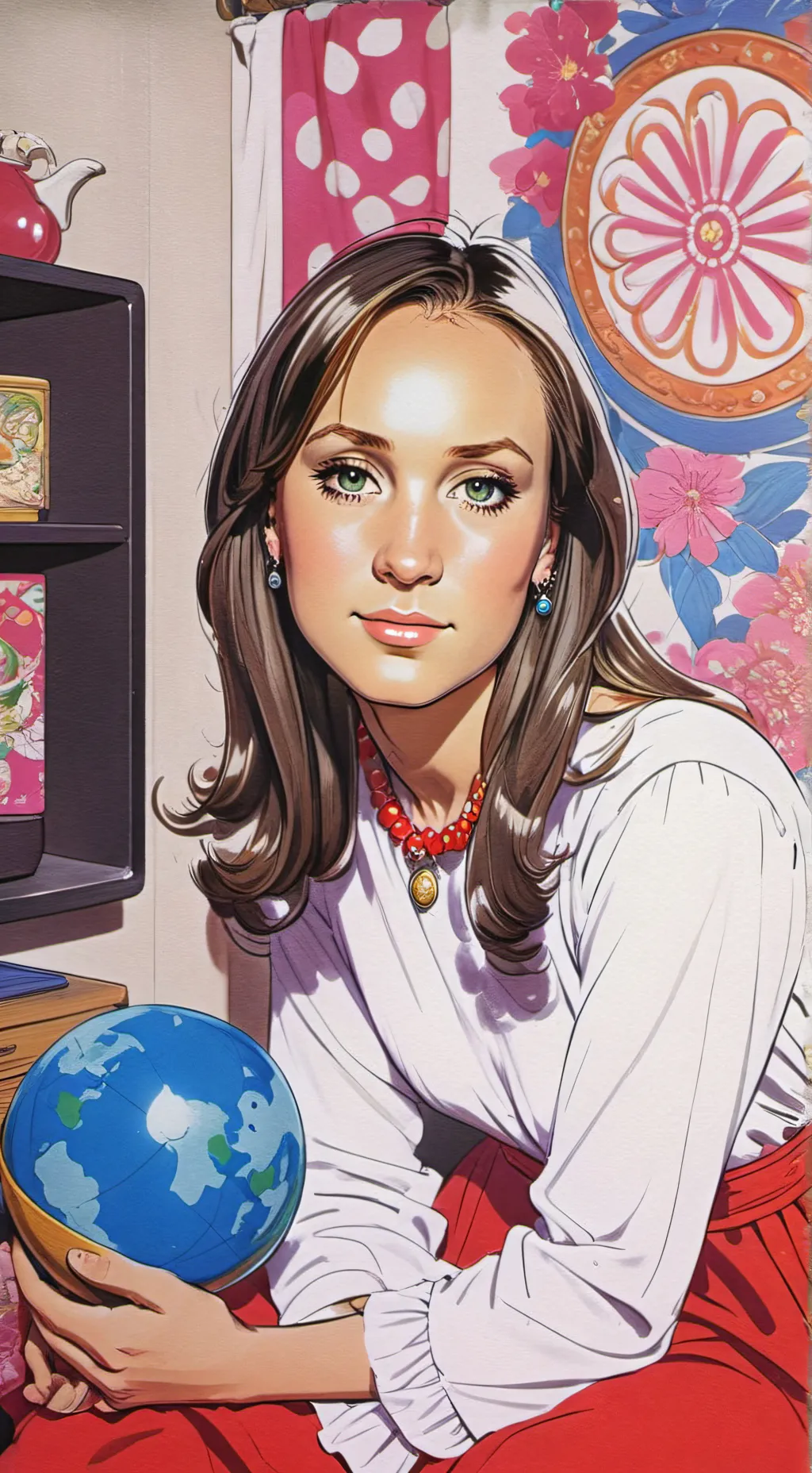 ai character: sophie hijlkema background