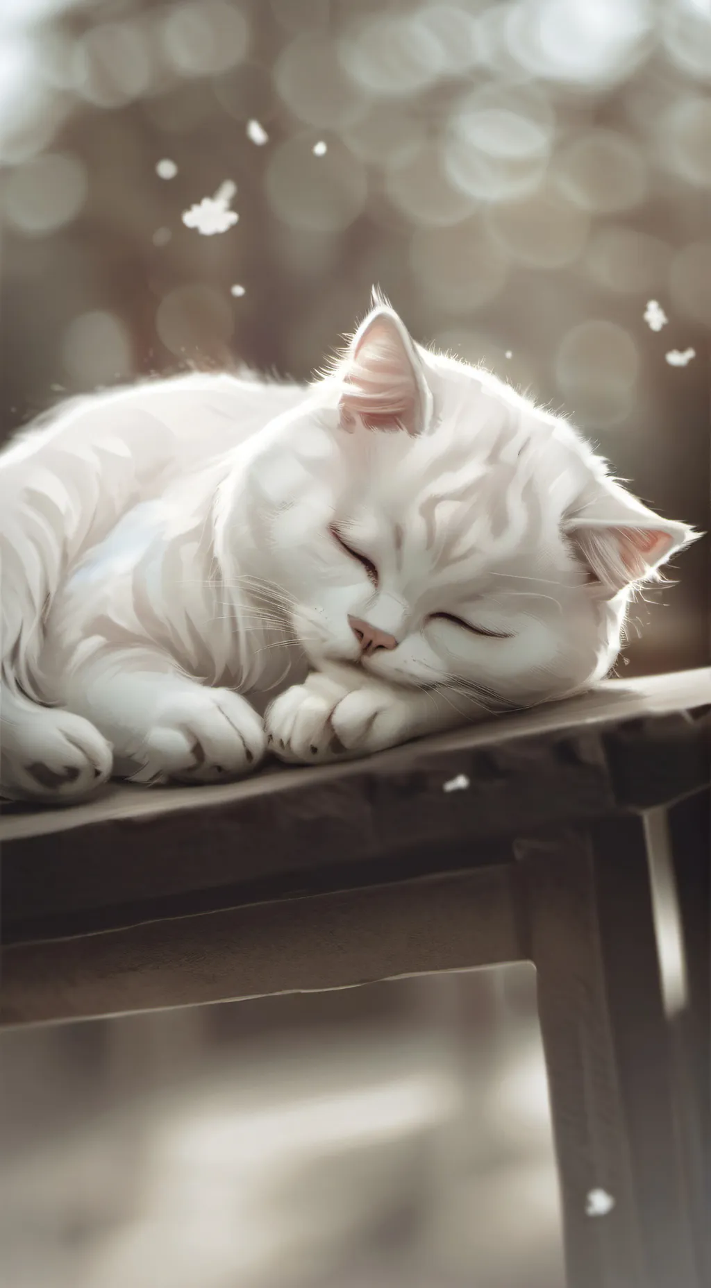 ai character: Minnoş kedy background