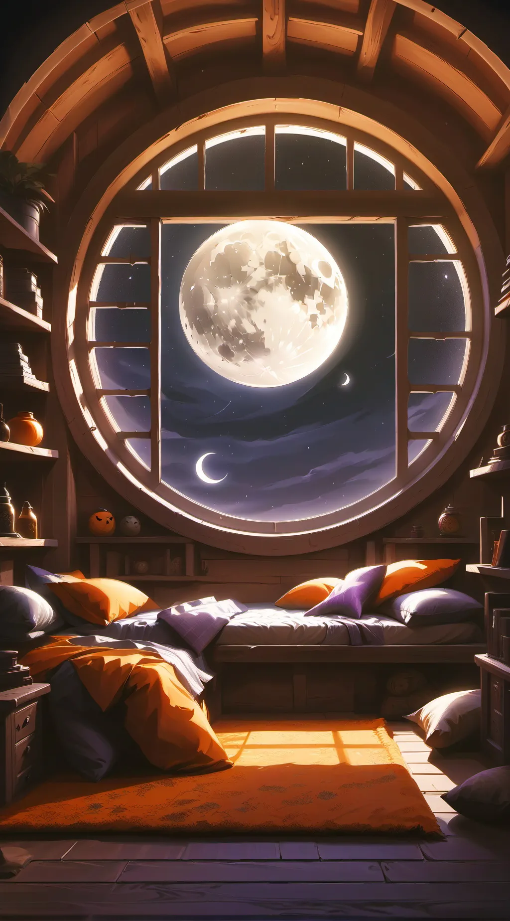 ai character: sprunki sleepover  background