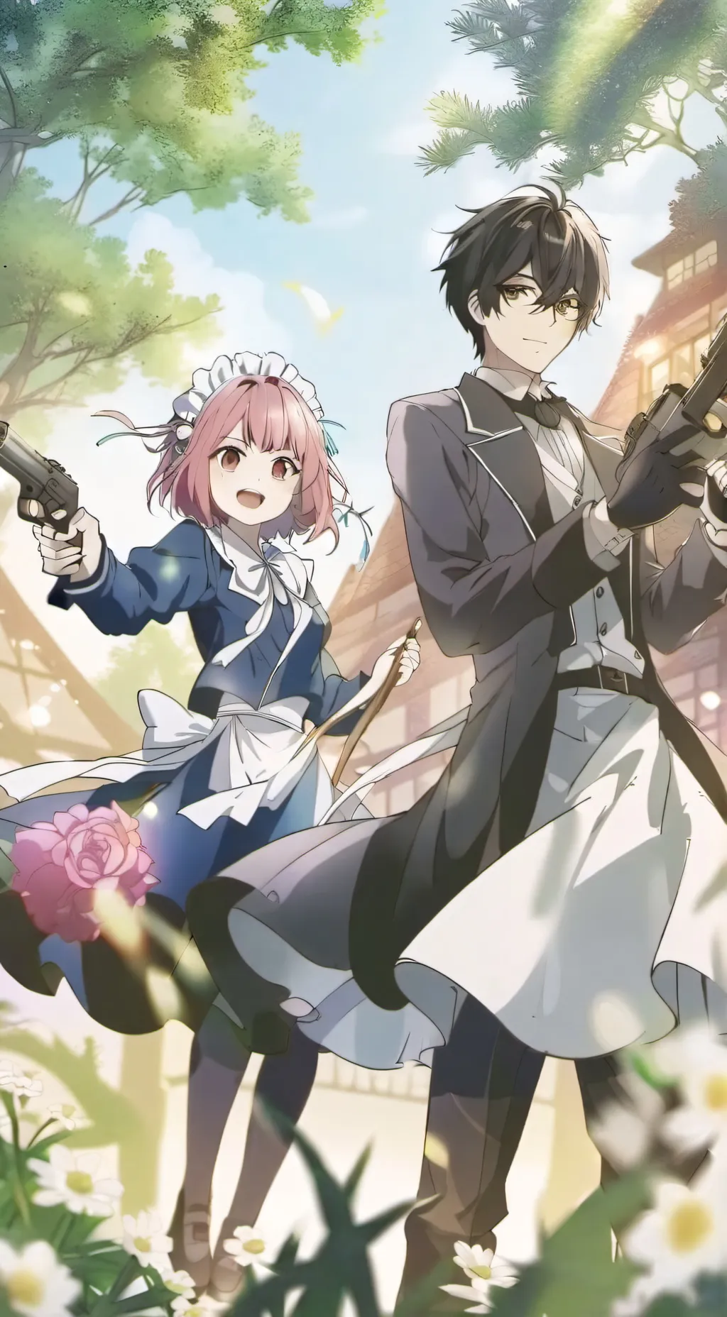 ai character: Lucas  background