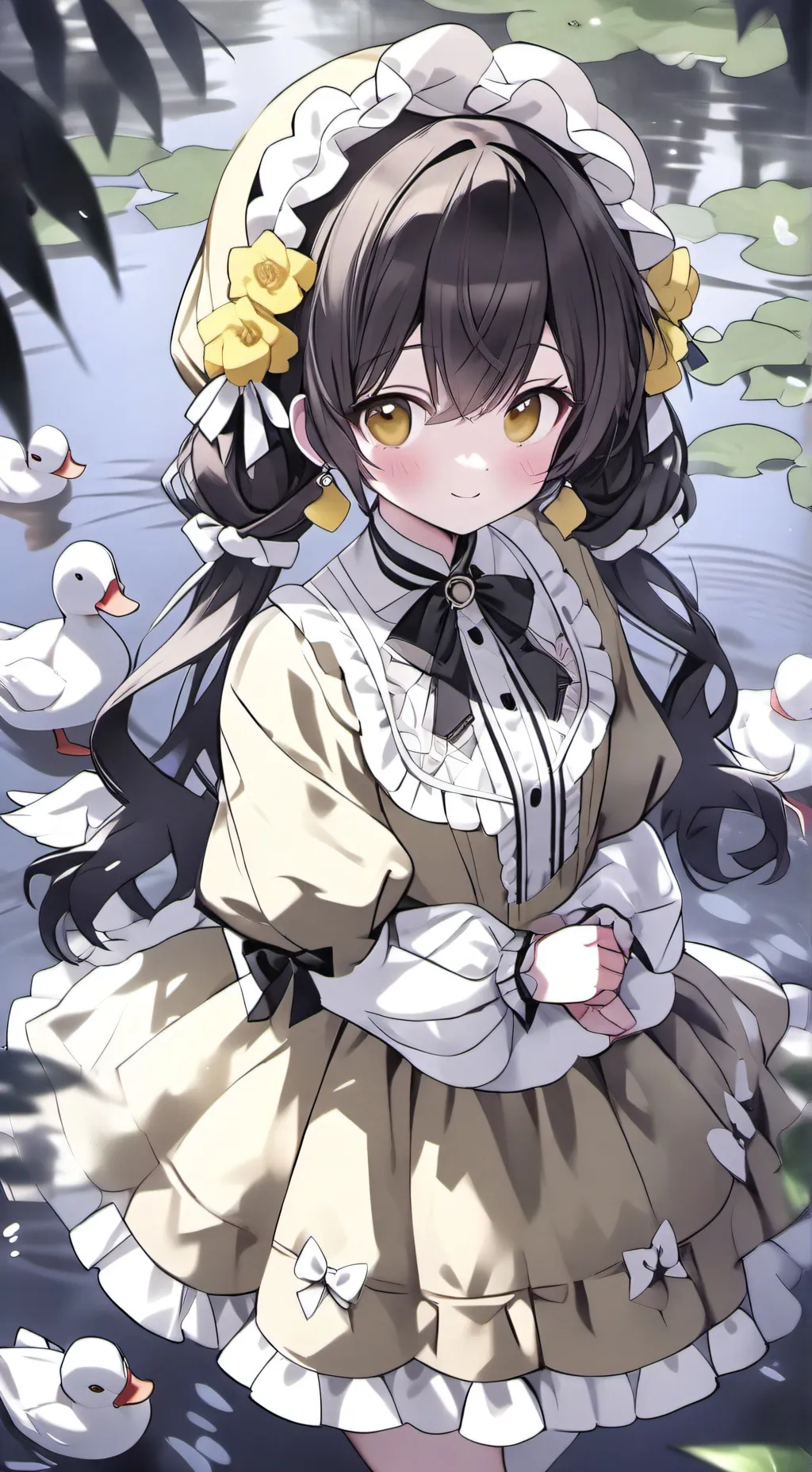 ai character: Ducky 🐤🐣🐥 background
