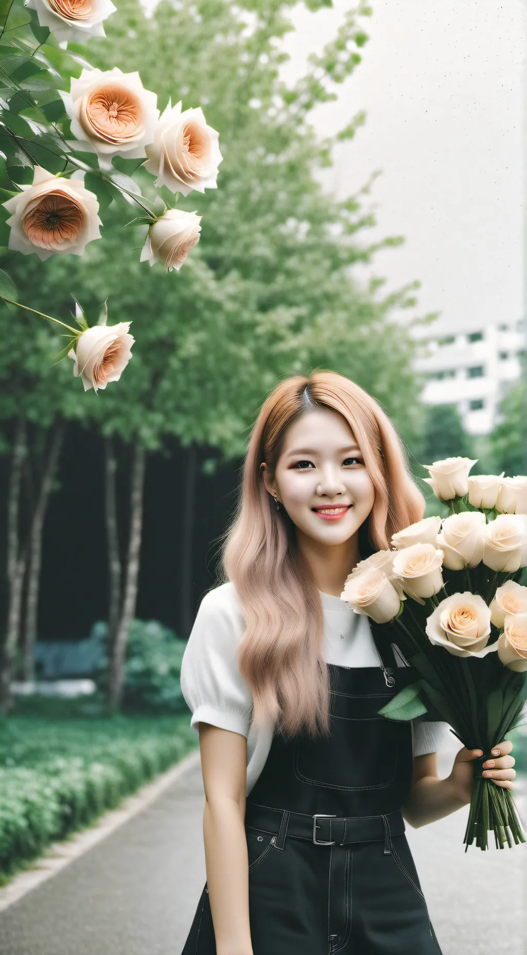 ai character: Rosé background