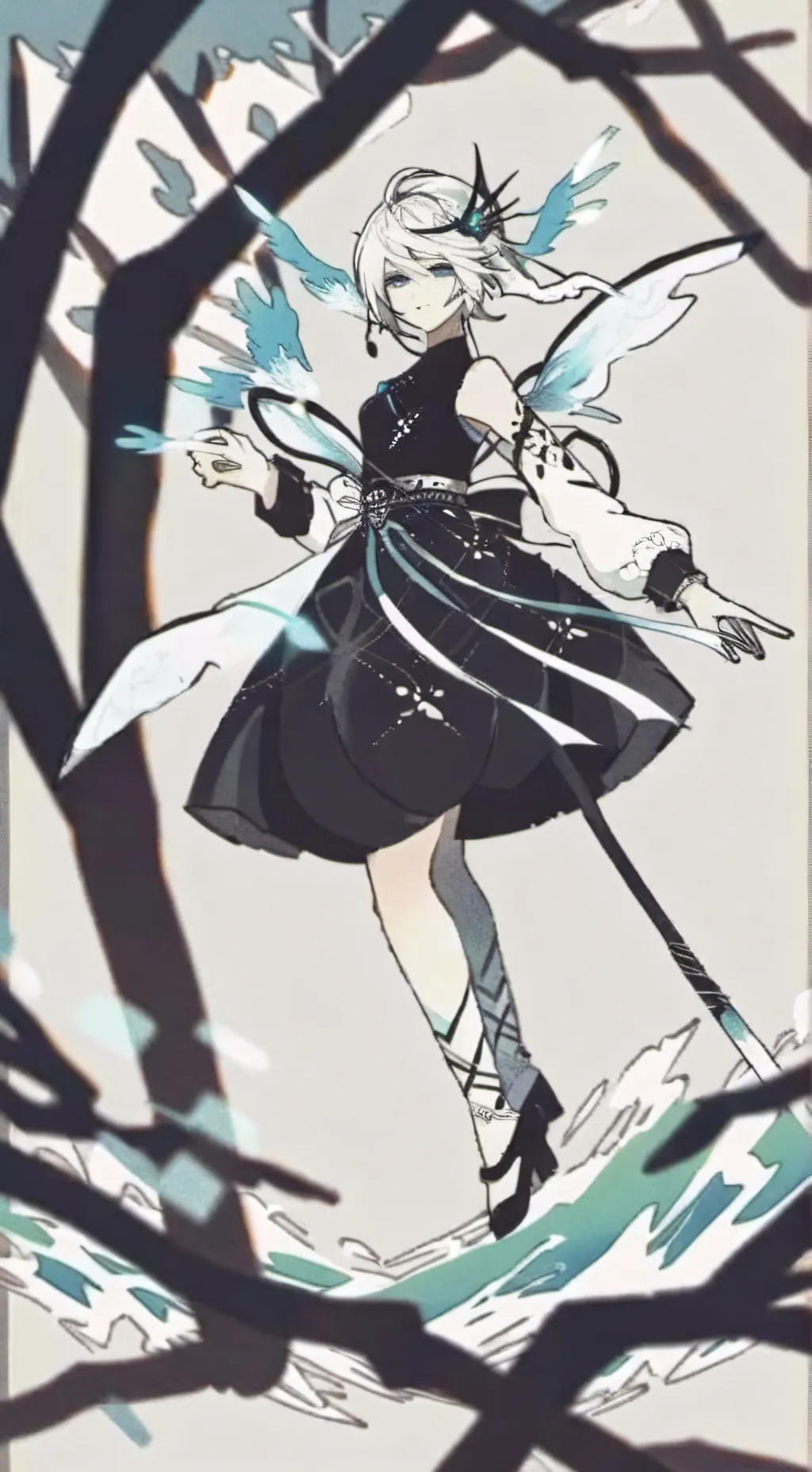 ai character: papito.(fpe😛...)  background