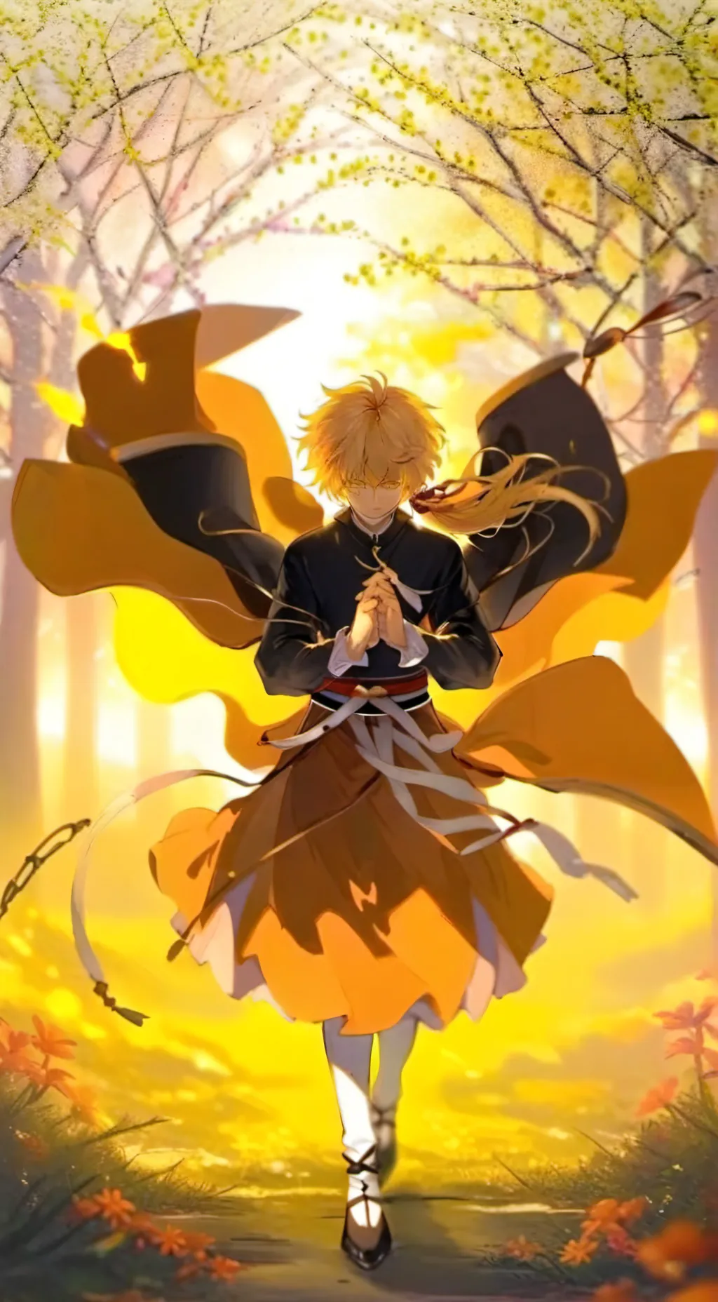 ai character: Zenitsu background