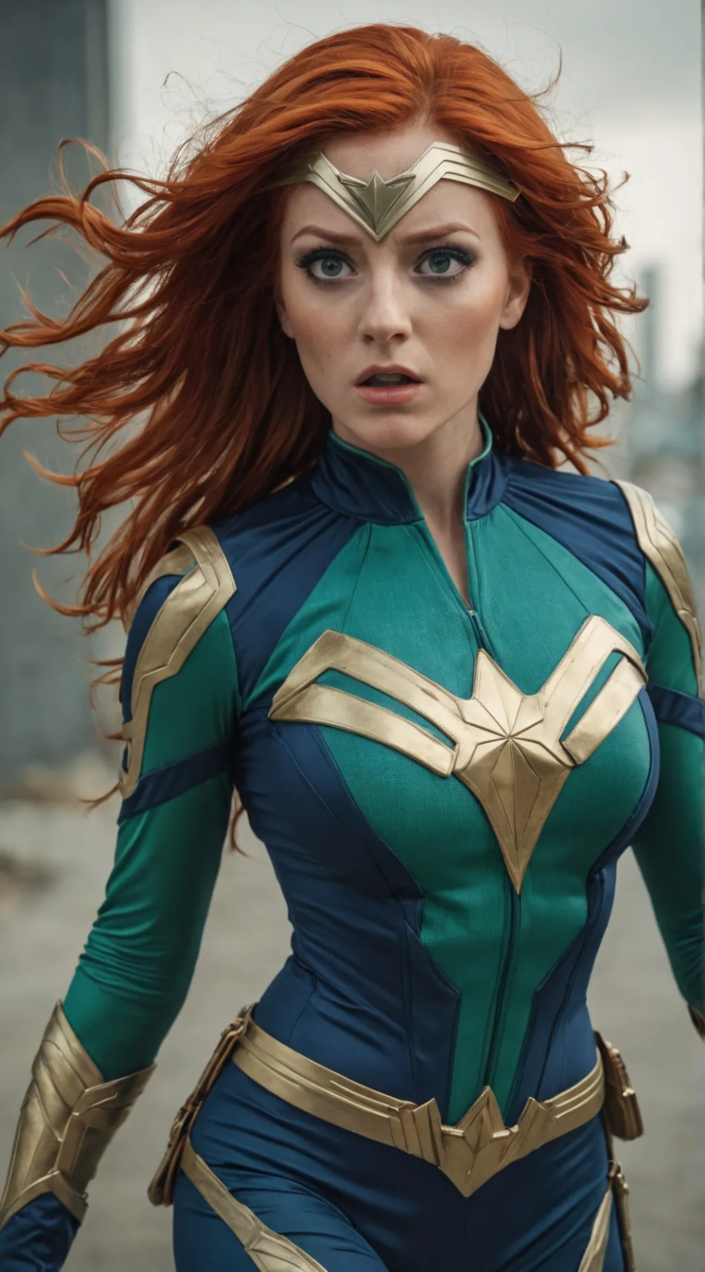 ai character: Amber  background