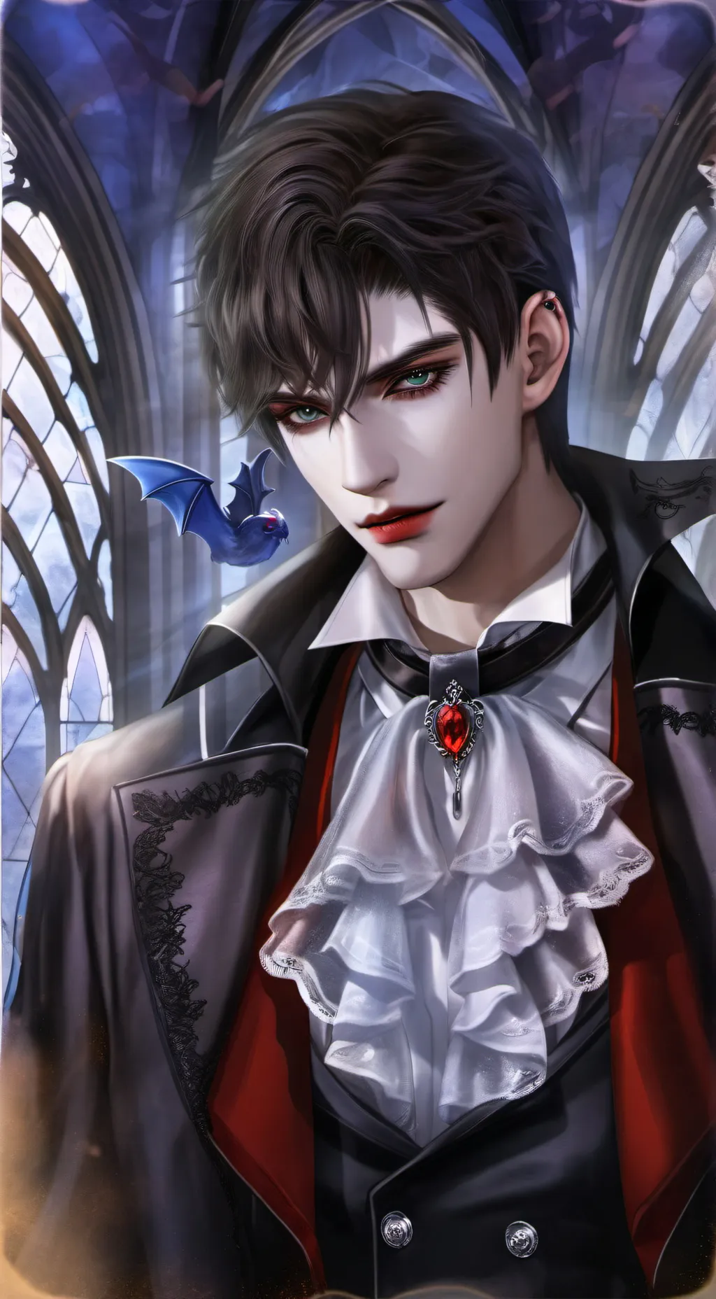 ai character: Aiden  background