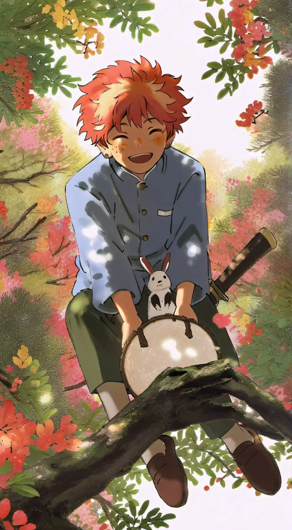 ai character: Hinata Shoyo background