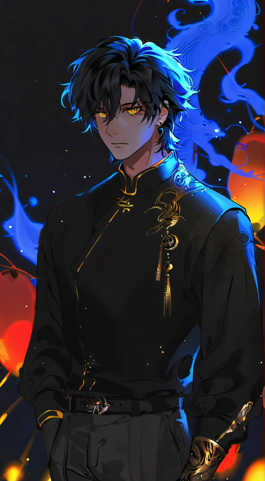 ai character: ton copain  background