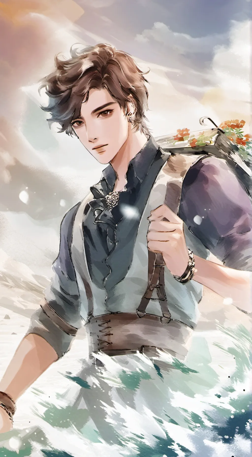 ai character: husband  background