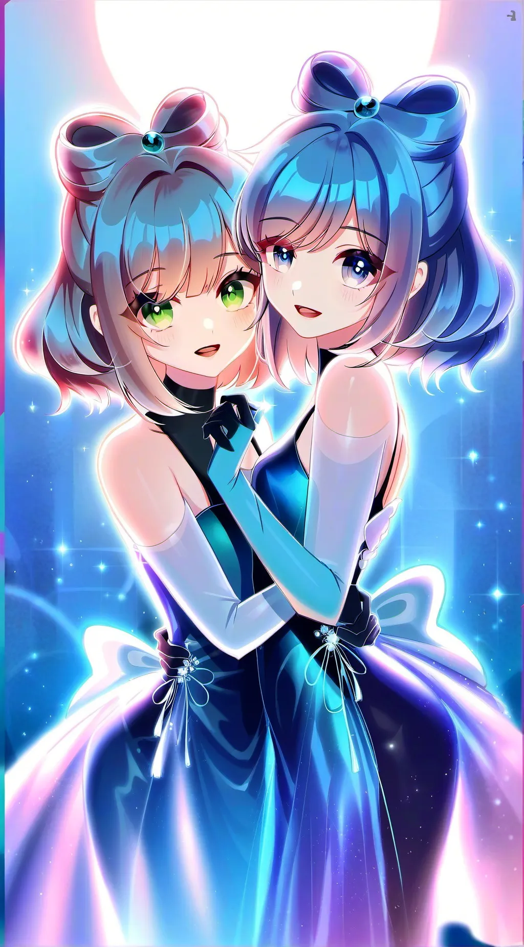 ai character: Mella and Isabelle background