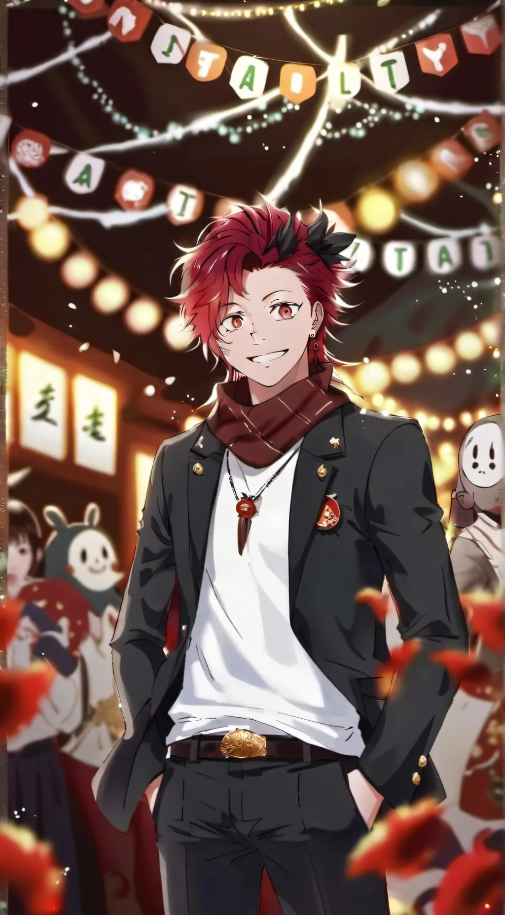 ai character: Mha kiri sh comfor background