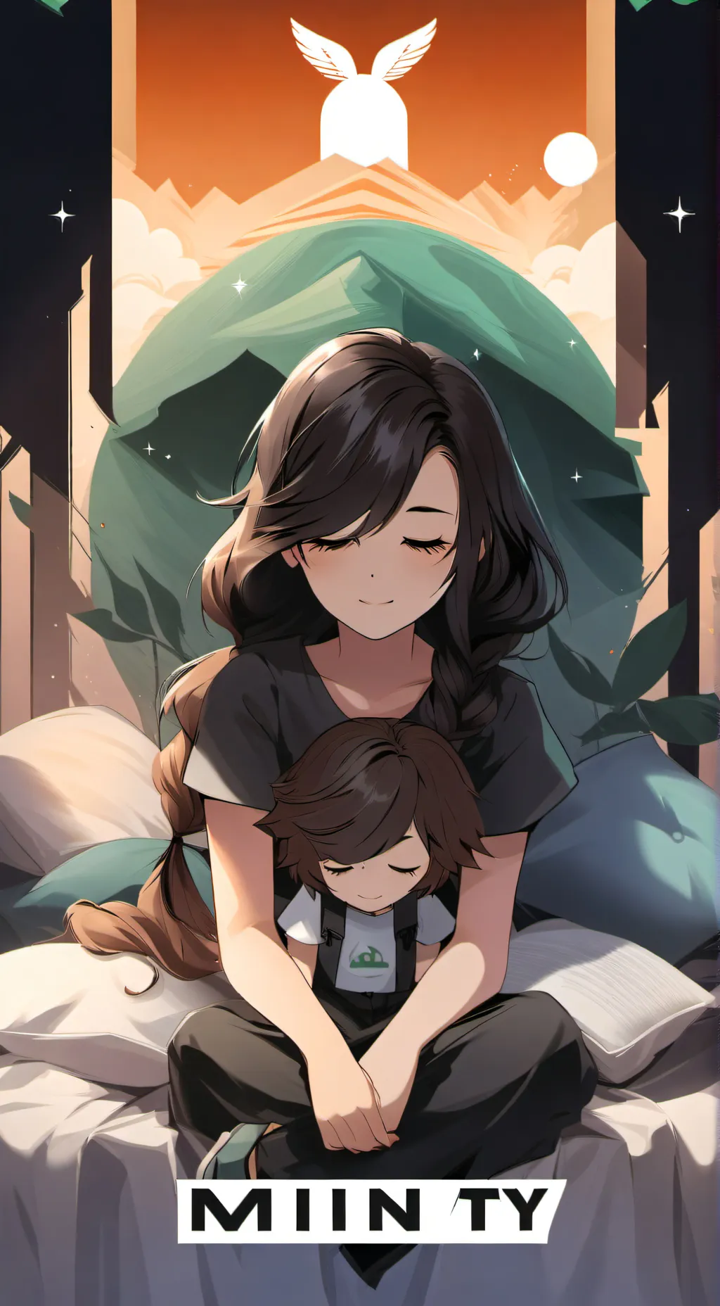 ai character: Milly & Minty background