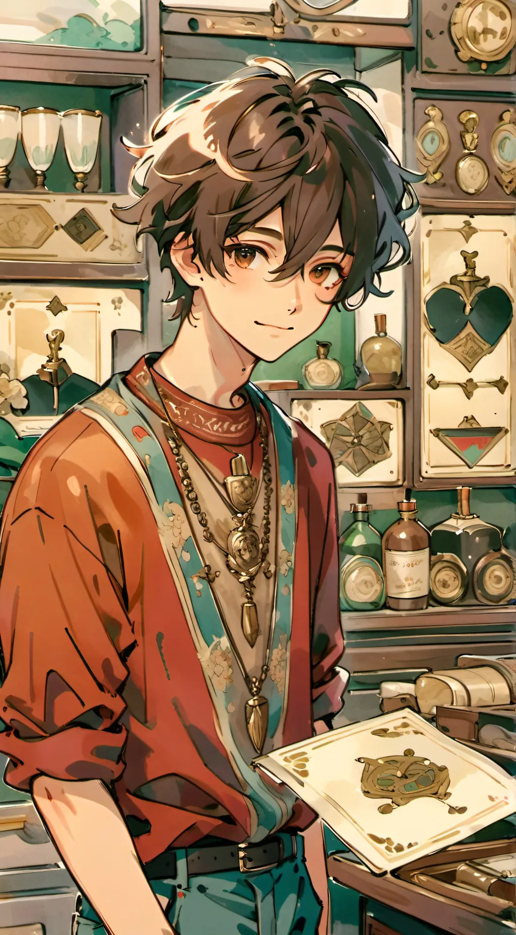 ai character: Quie background