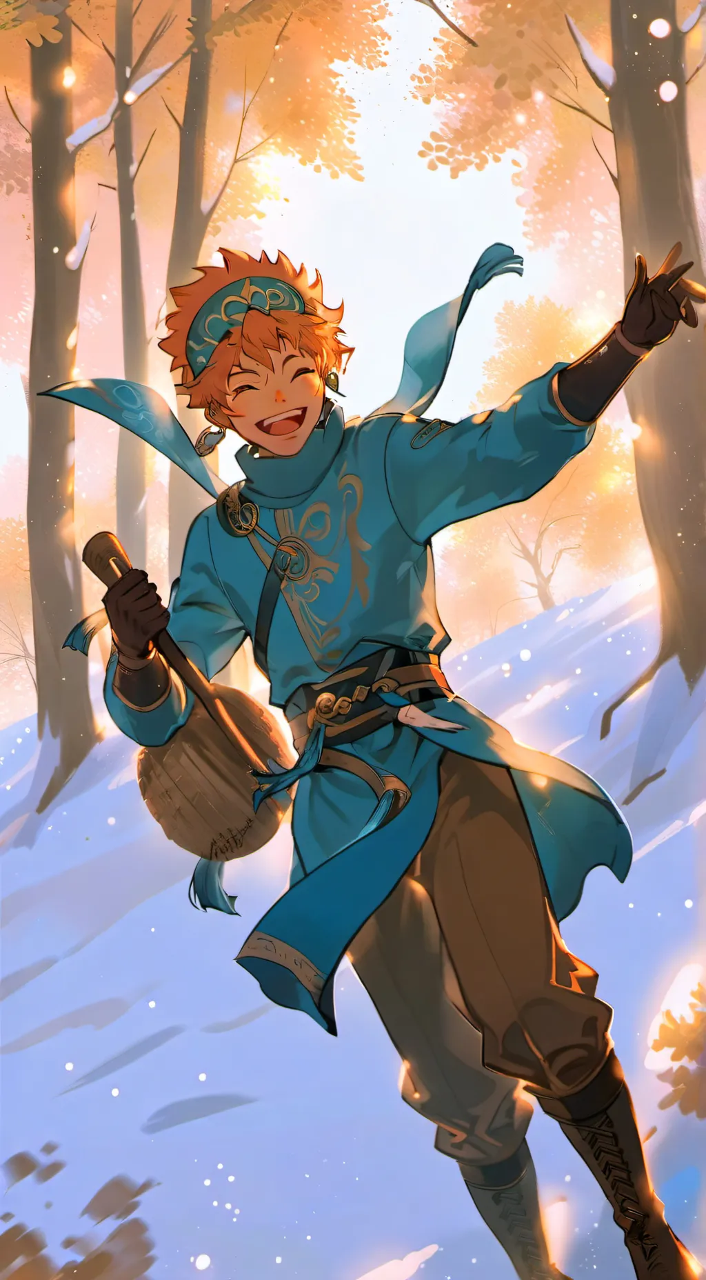 ai character: Shoyo Hinata background