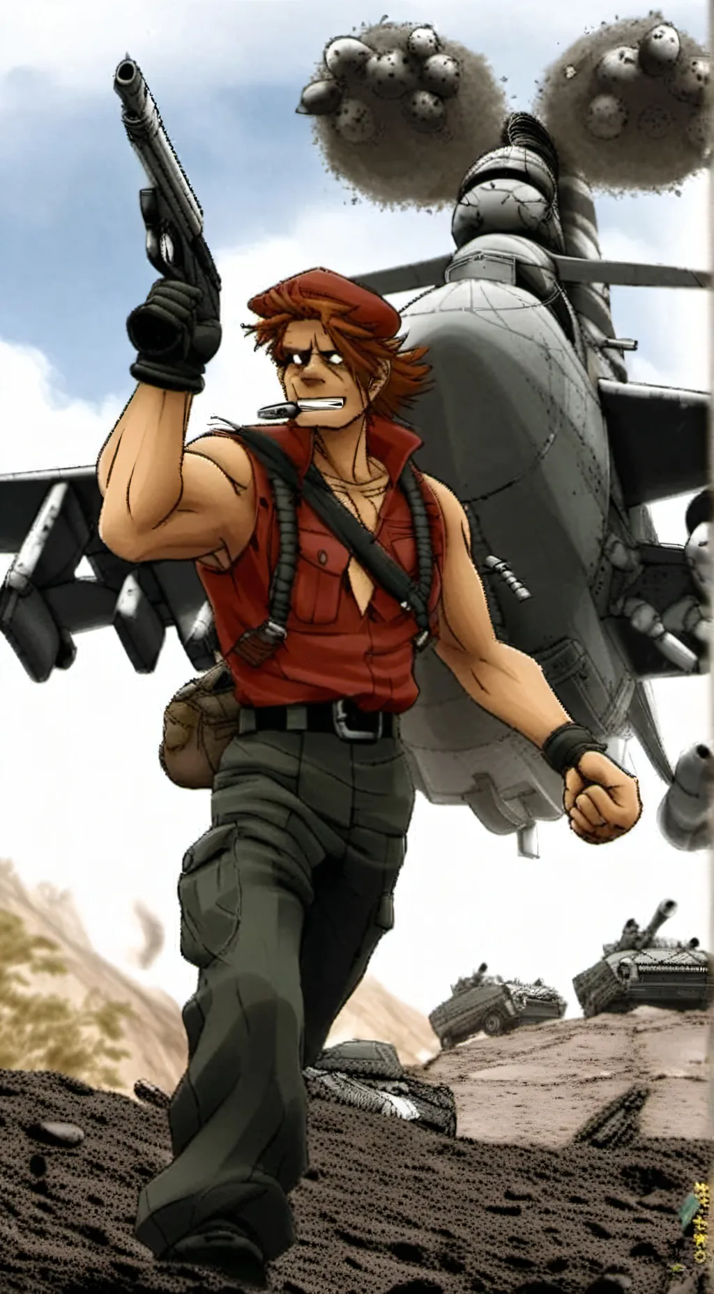 ai character: TARMA ROVING  background