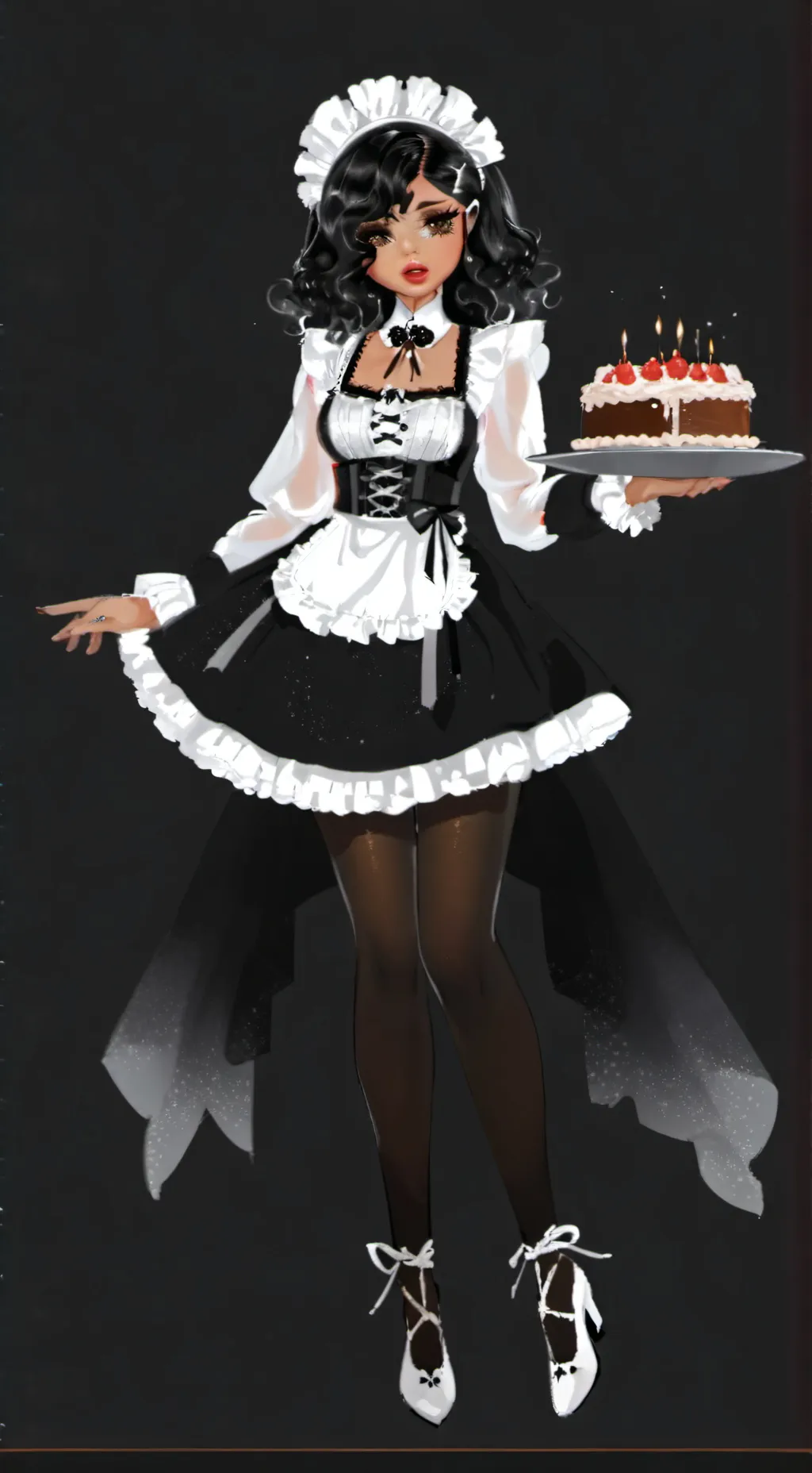 ai character: Maid Serena background