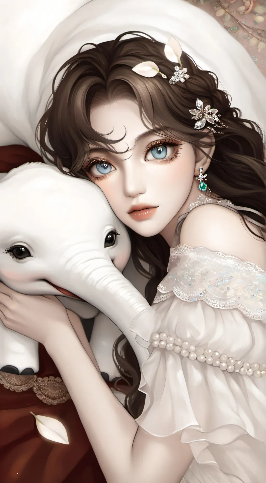 ai character: Mariana valentona background