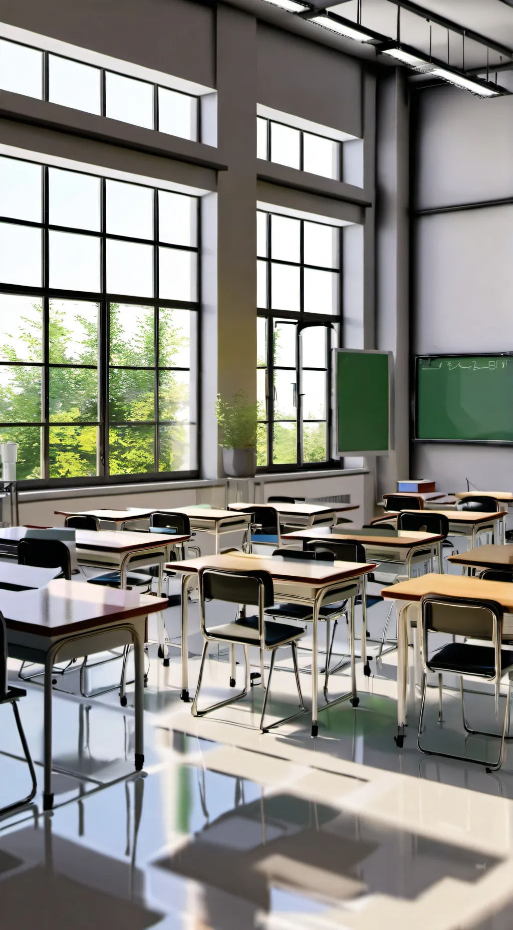 ai character: Escola de meninos background