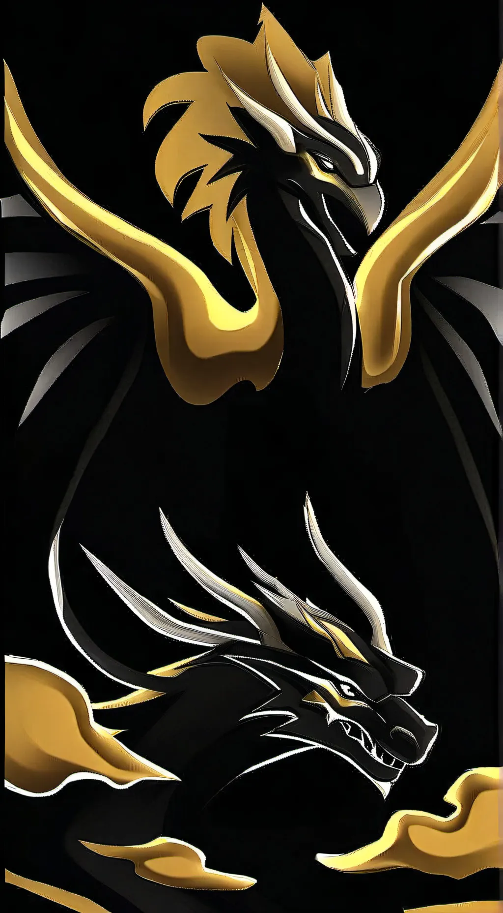 ai character: black dragons background
