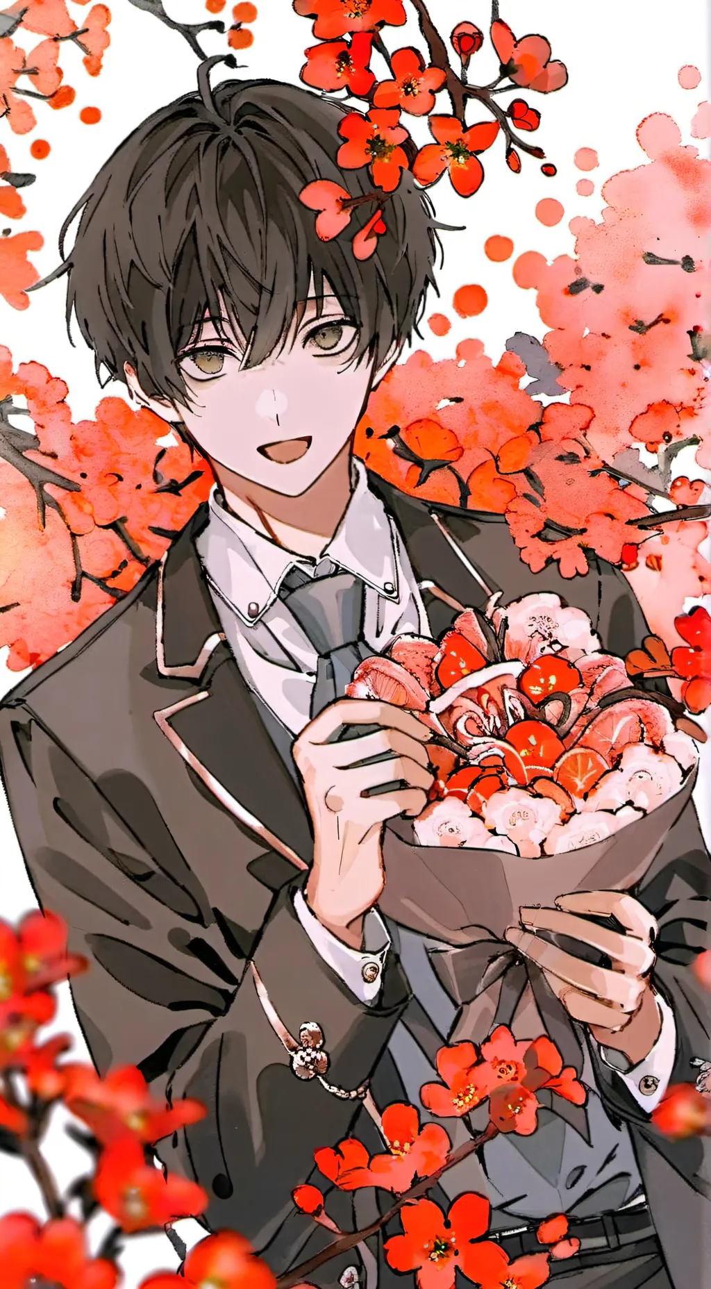 ai character: Shota  background