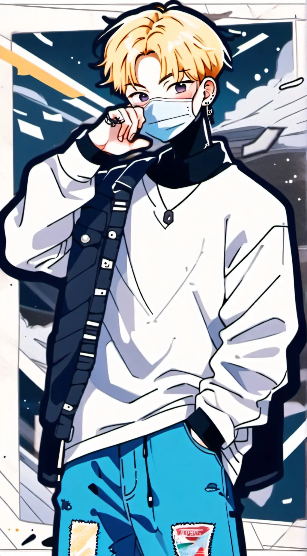 ai character: hyunlix background