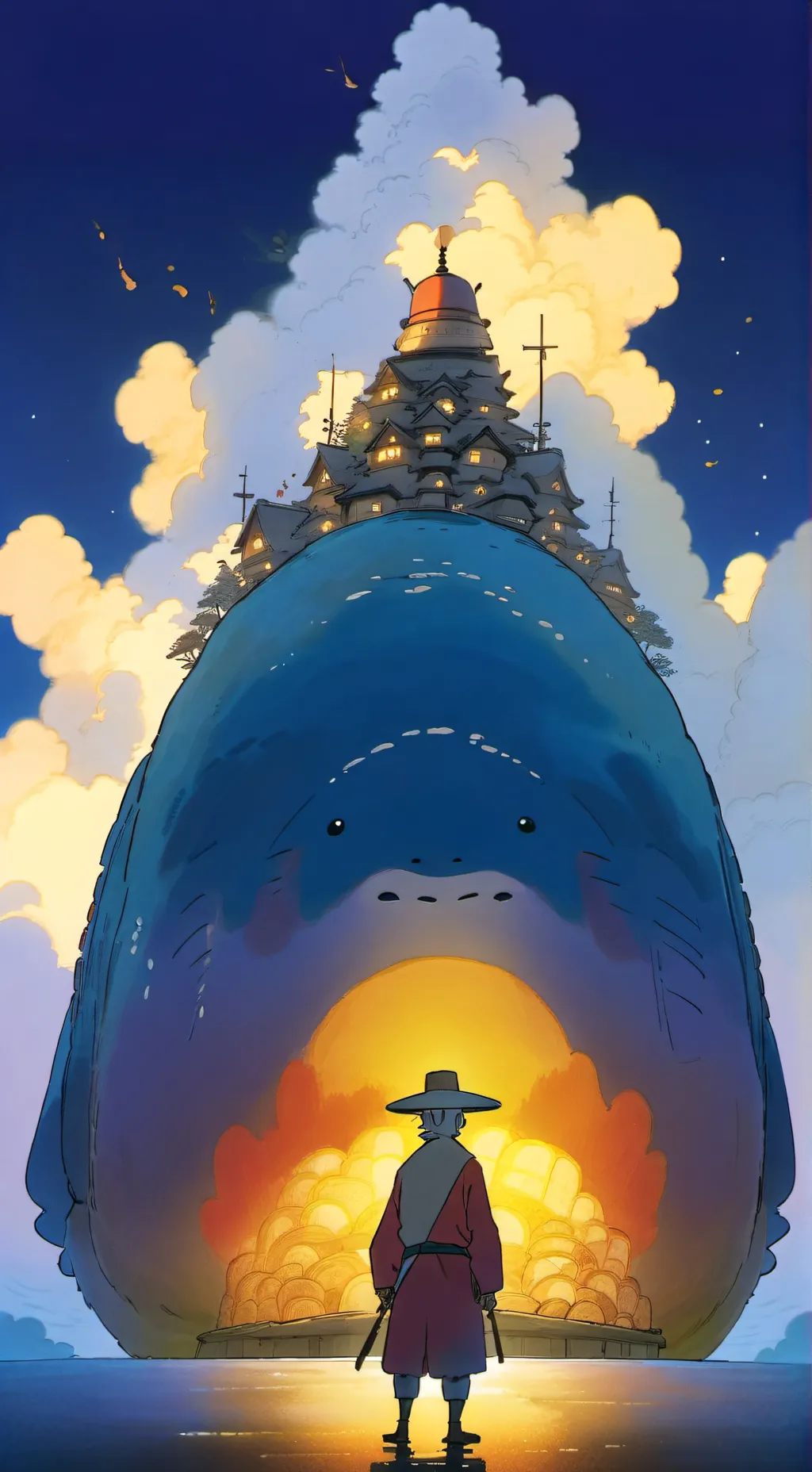 ai character: "~SHRIMPO!~" background