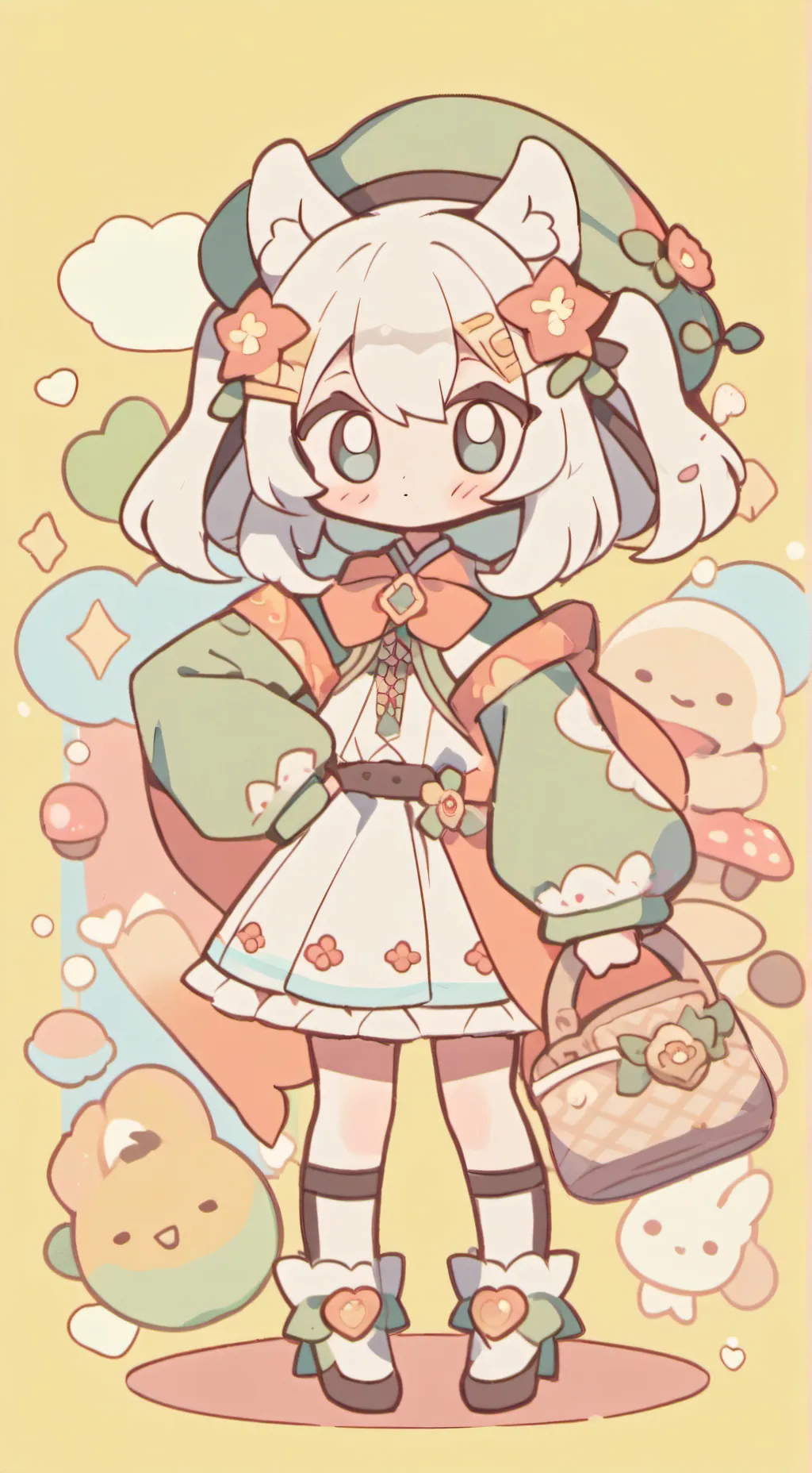 ai character: lucidy background