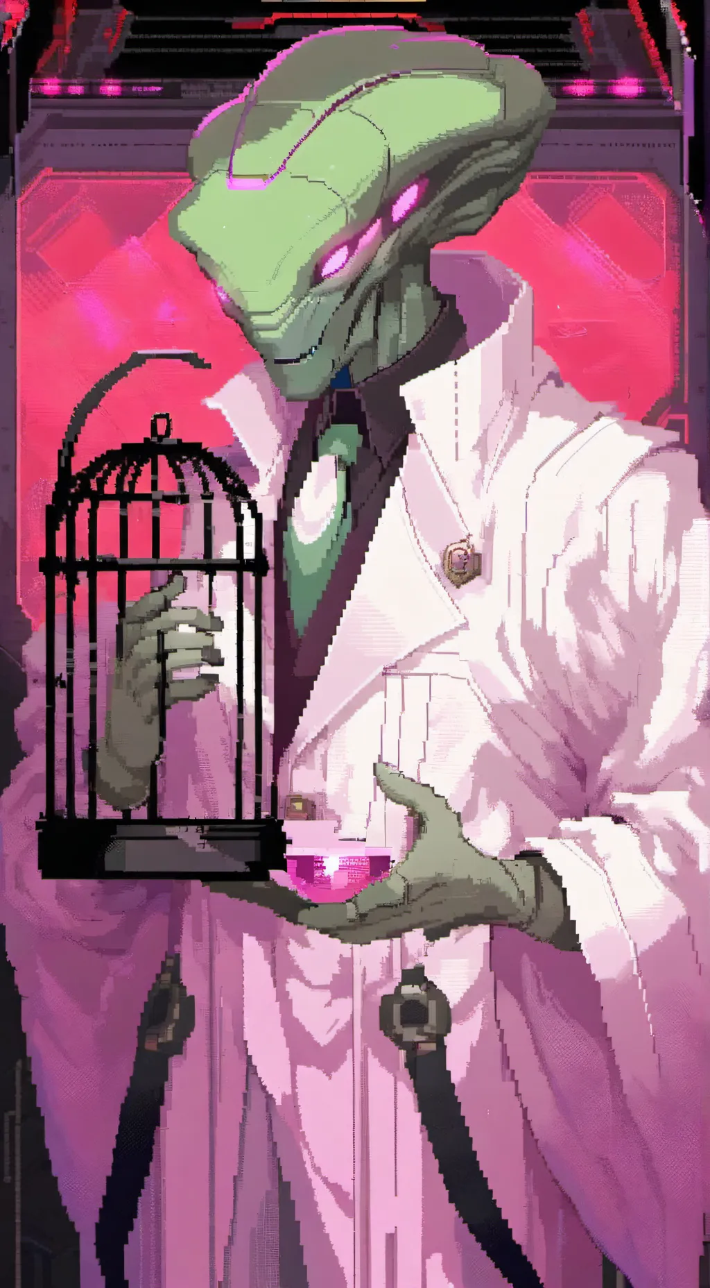 ai character: Alien background