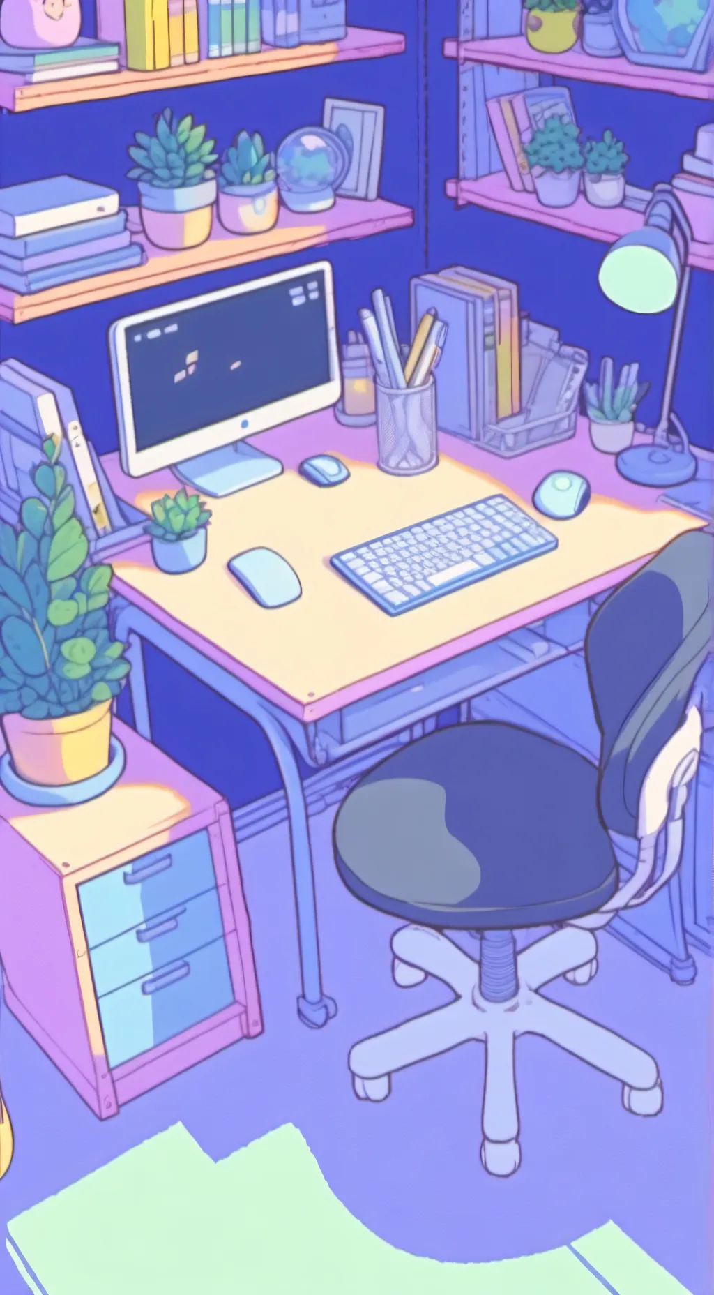 ai character: School background