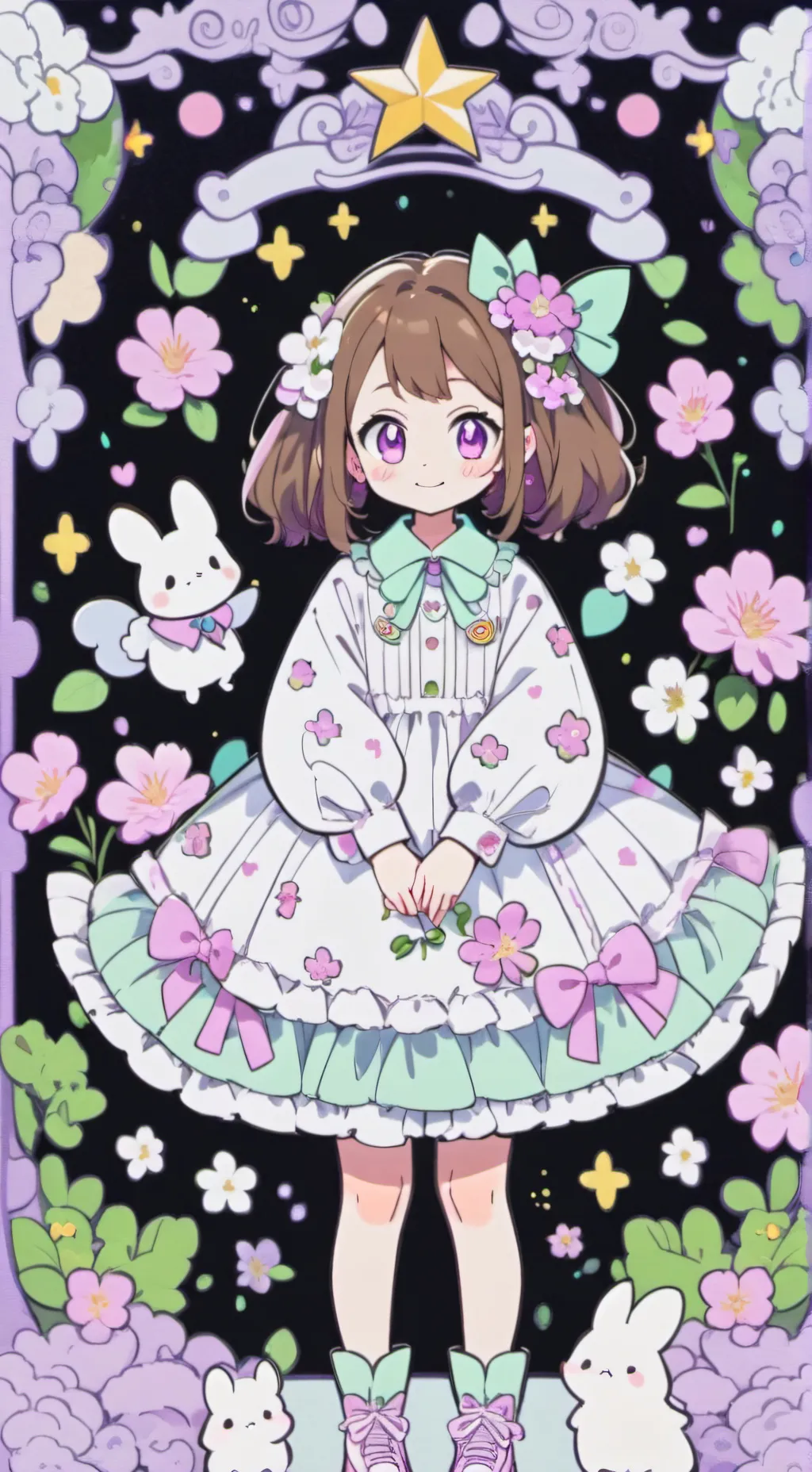 ai character: uraraka background