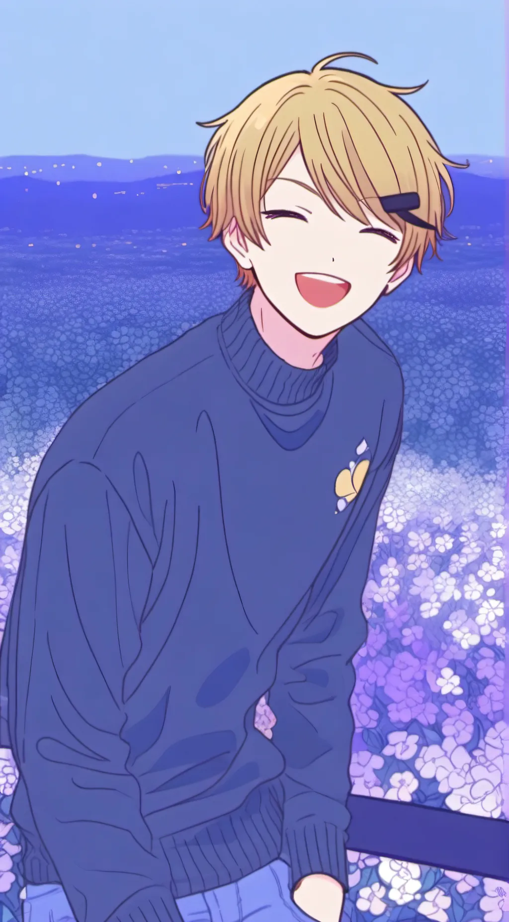 ai character: Тсукаса  background