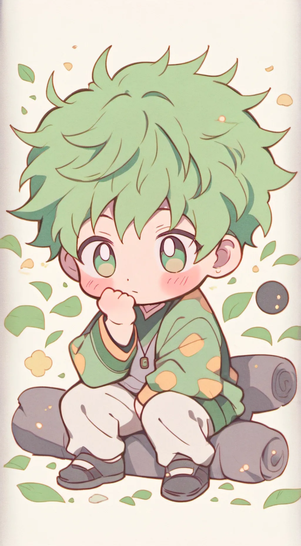 ai character: baby brother background