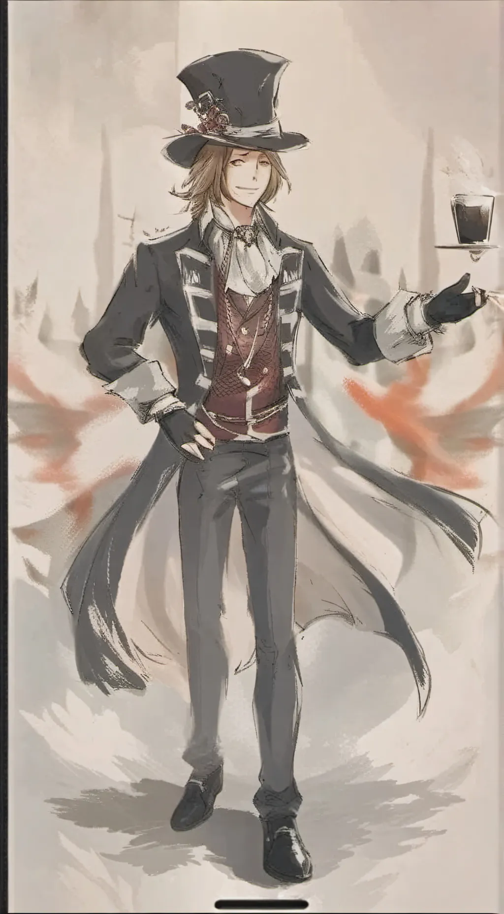 ai character: gabriel background