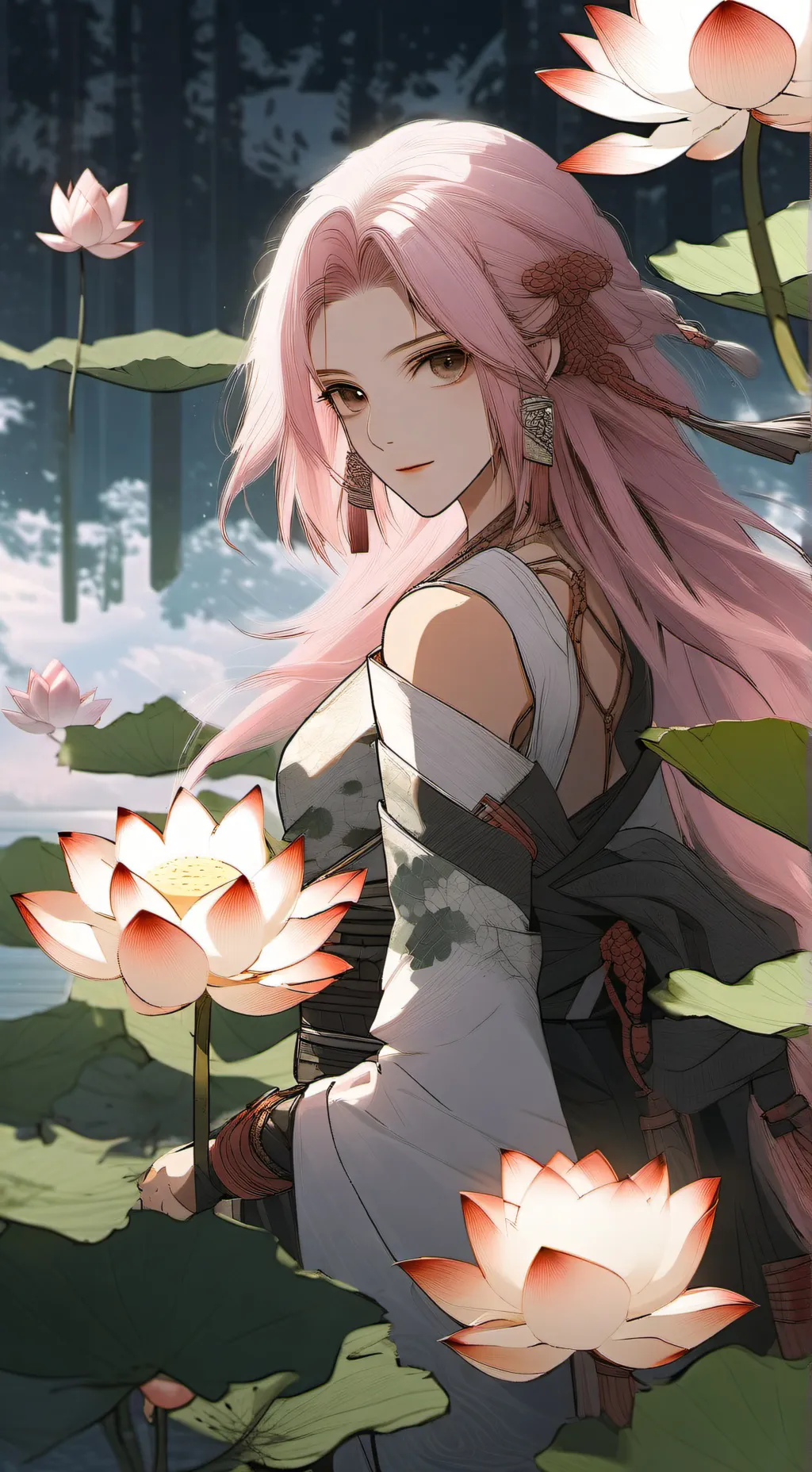 ai character: Hasu background