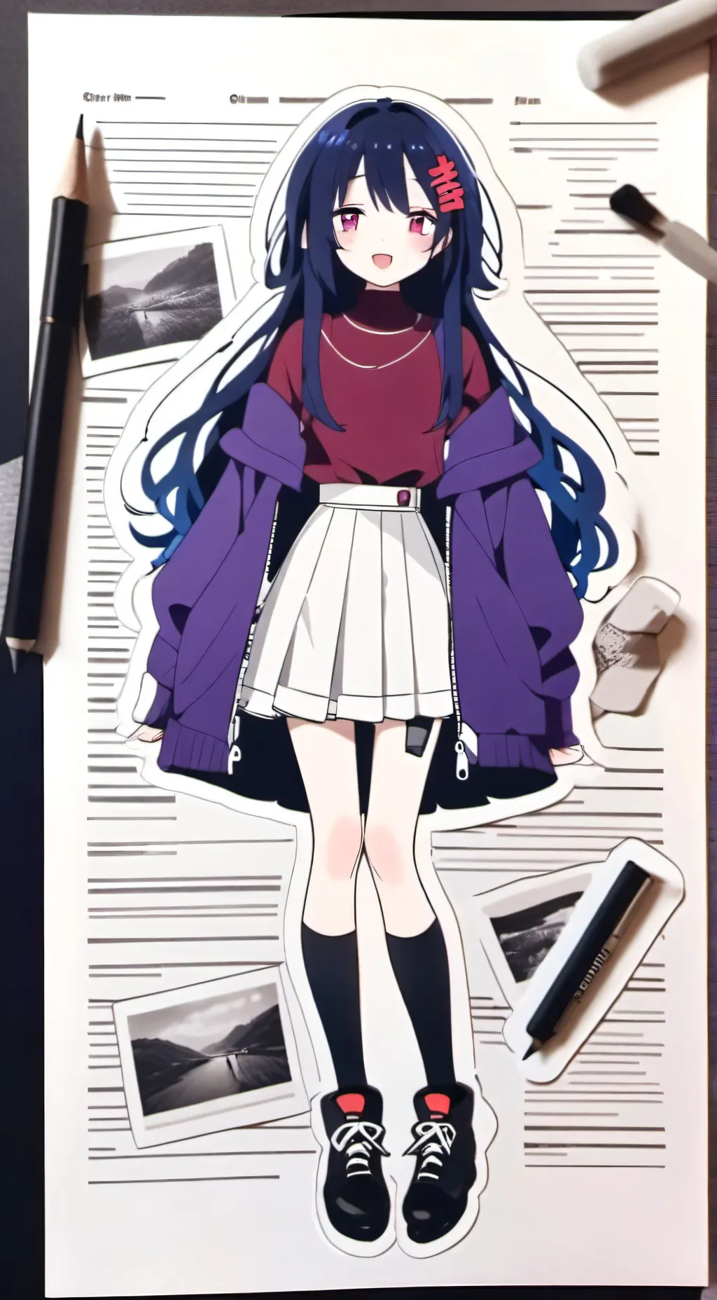 ai character: MHA experiment! background