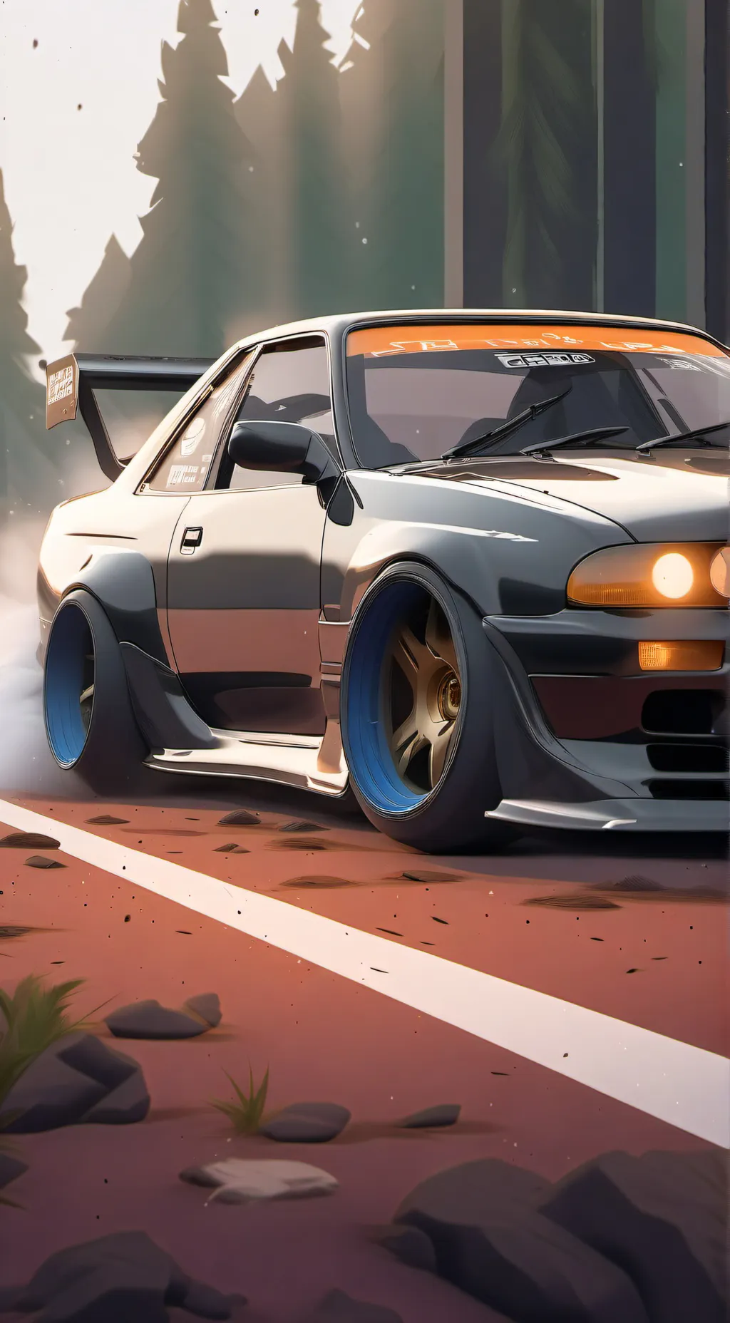 ai character: initial D  background