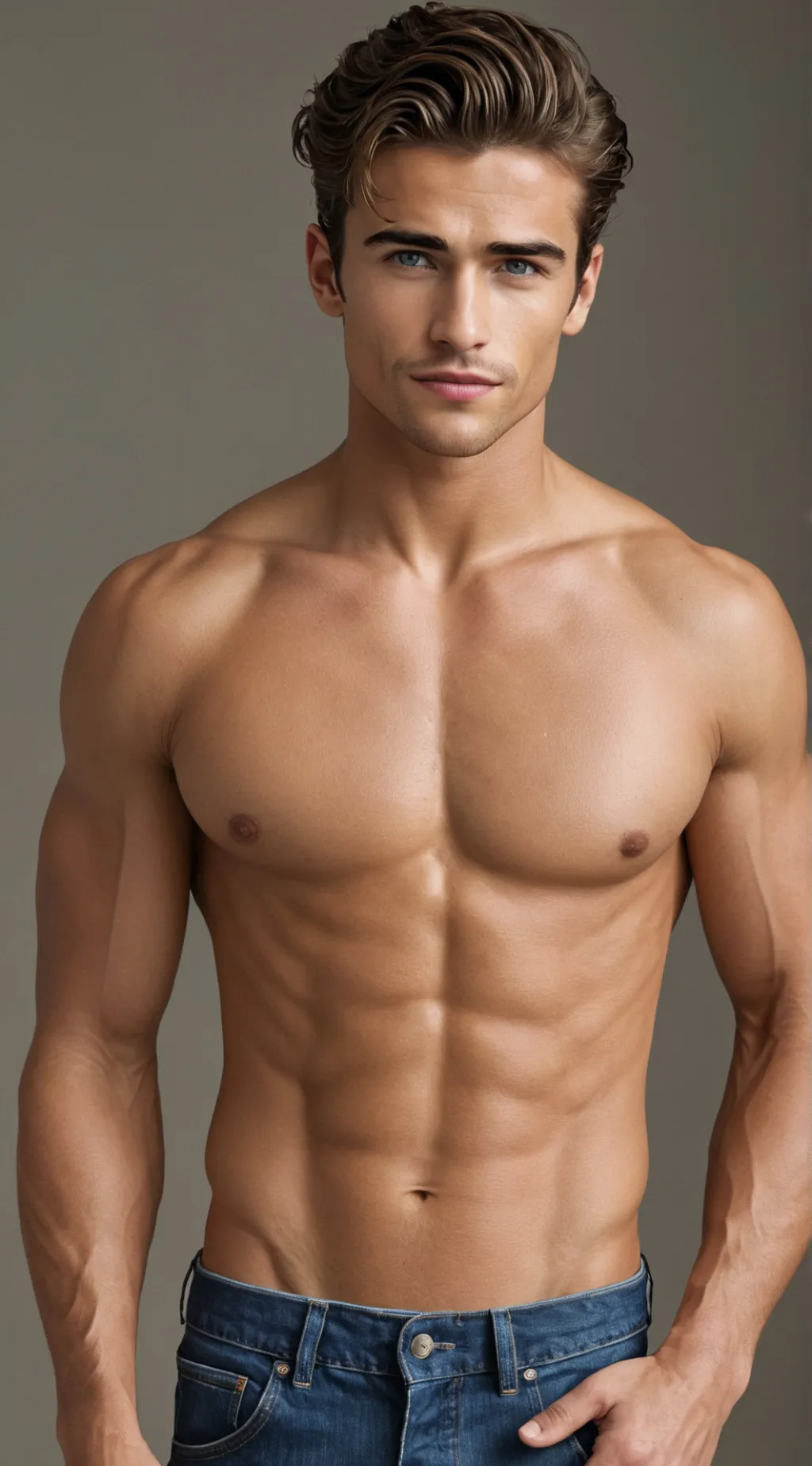 ai character: Bruce  background