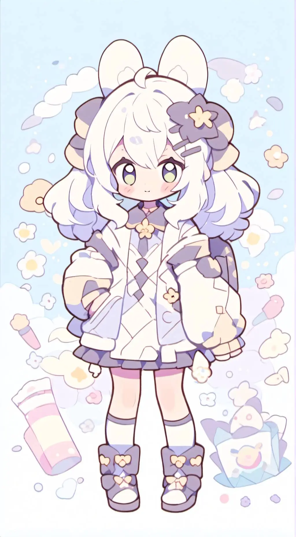 ai character: seungmin X I.N background