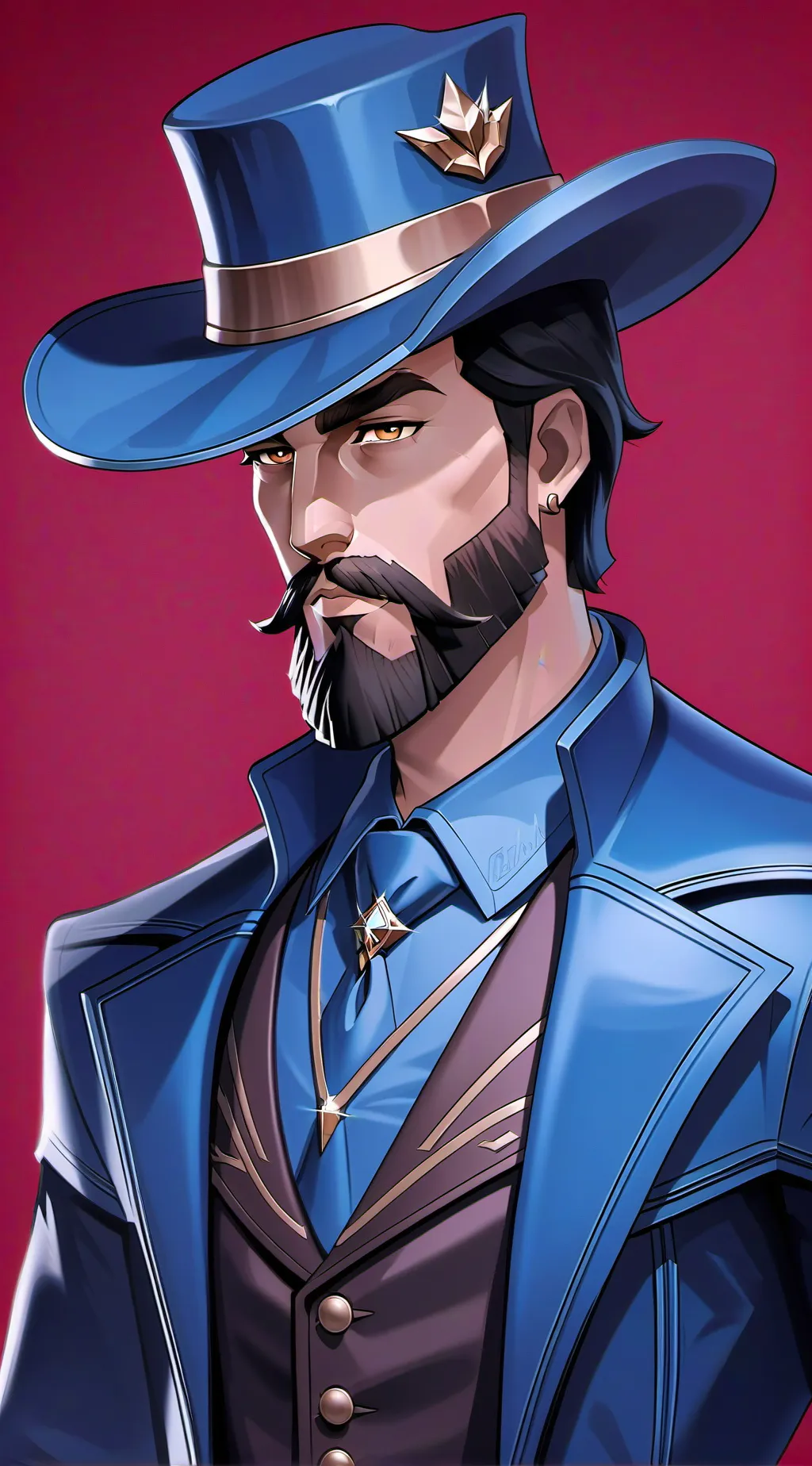 ai character: big bad Billy cat background