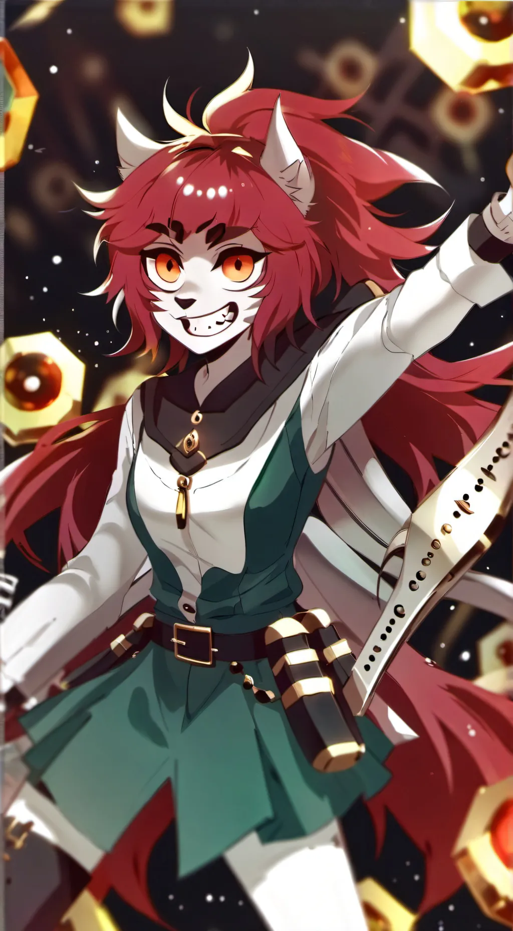 ai character: Hybrid harem background