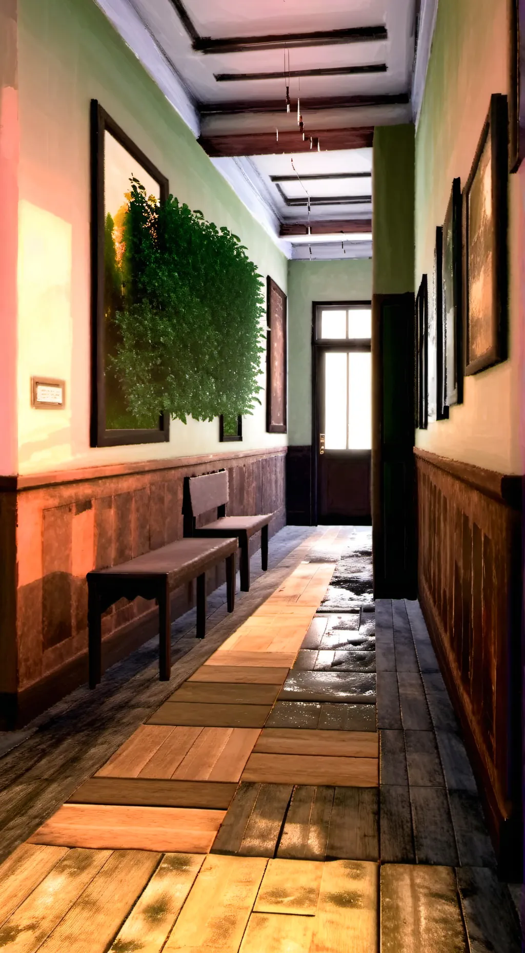 ai character: Saint Patrick day  background