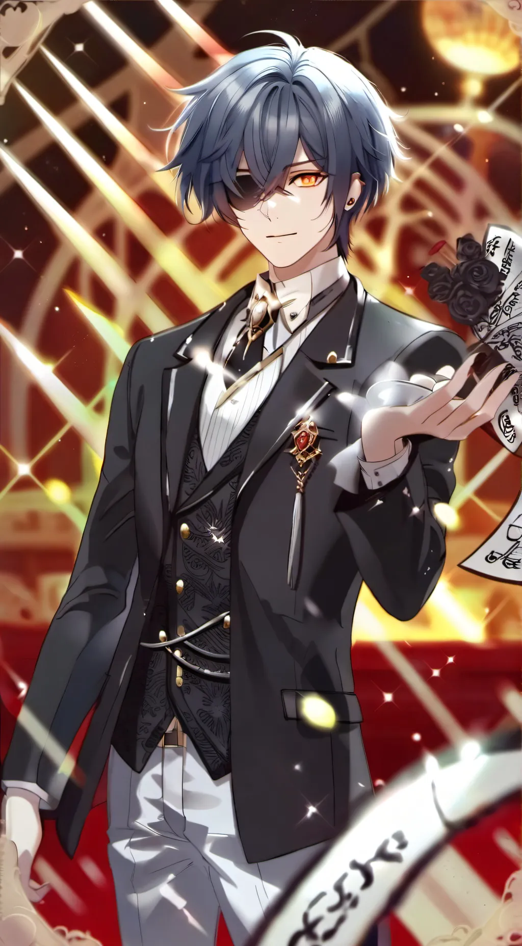 ai character: Mi papá  background