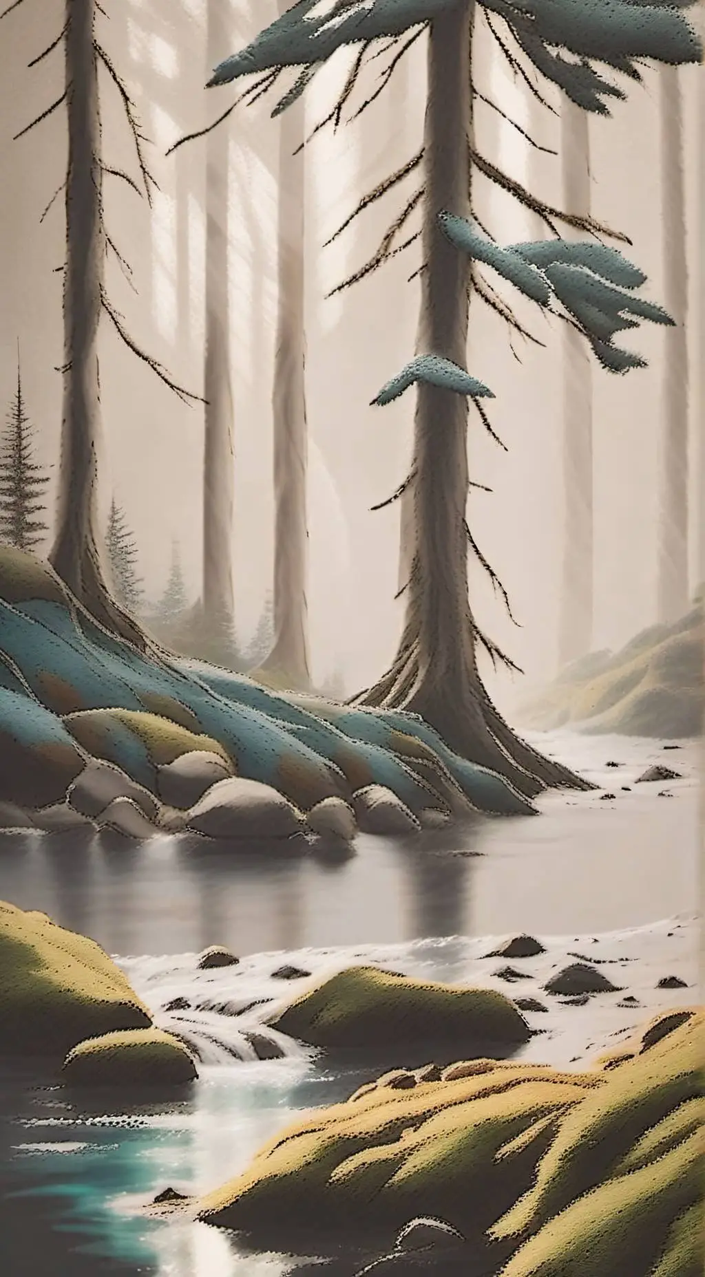 ai character: imagination world background